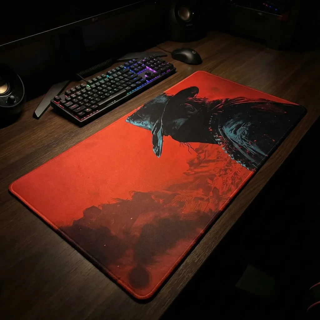 Red Death Redemption (RDR) Desktop mat by Urbanrat