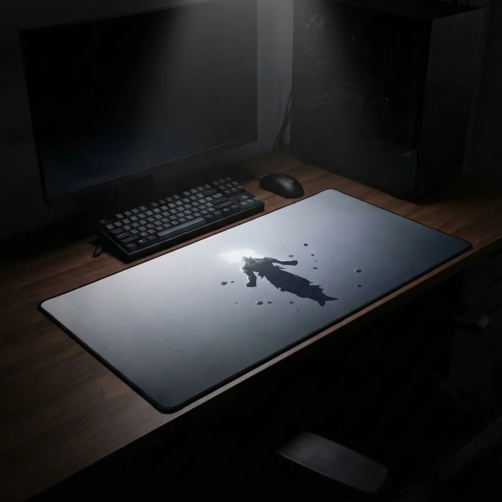 Goku flying Desktop mat by Urbanrat